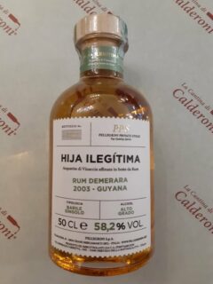 Grappa Affinata in Botte di Rum Demerara Guyana Hija Ilegitima lt 0.50