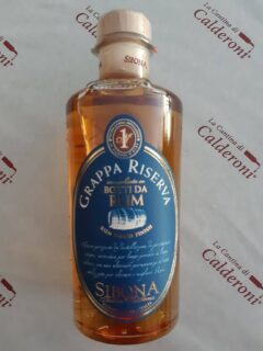 Grappa Riserva Botti da Rum Distilleria Sibona lt 0.50