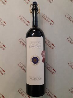Grappa Elevata in Barili di Sassicaia Tenuta San Guido Jacopo Poli lt 0.50